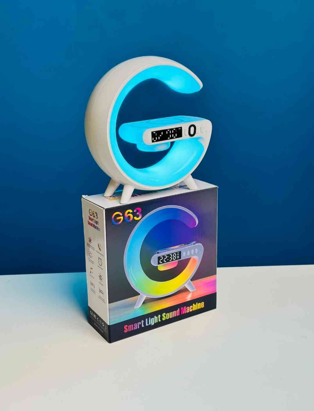 Smart G63 Intelligent Atmosphere RGB Light Bluetooth Speaker With Wireless Charging
