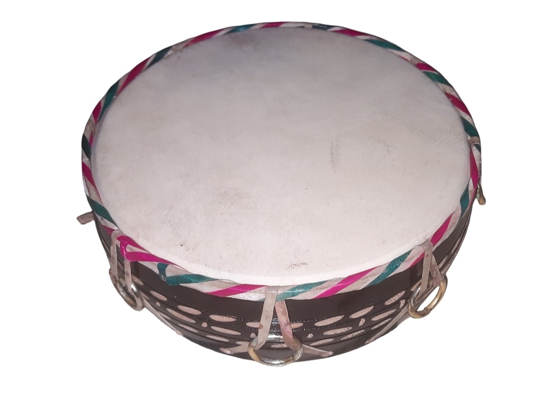 Best Quality Proffessional Lalon Hatbaya/DubDubki/Drum/Duf/Hand Drum/HandTabla Black/Chocolate Color Full Handmade Products-1 Piece