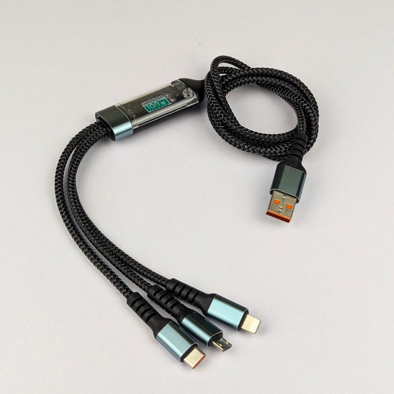 6-in-1 Charging Solution: 6U Multi-Port Charger with 3-in-1 Fast Cable 8905