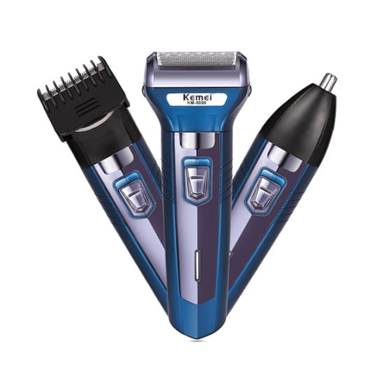 Kemei KM-6330 3-in-1 Hair Shaving Machine Grooming Kit 3449