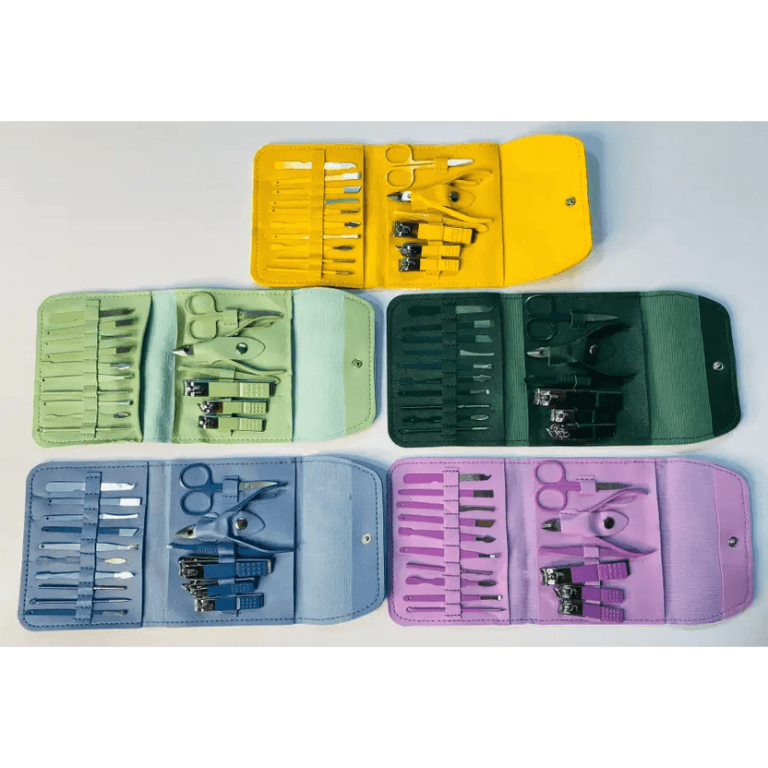 16 pcs Stainless Steel Nail Cutter Clipper Tool Box Set For Personal Care Manicure Set.