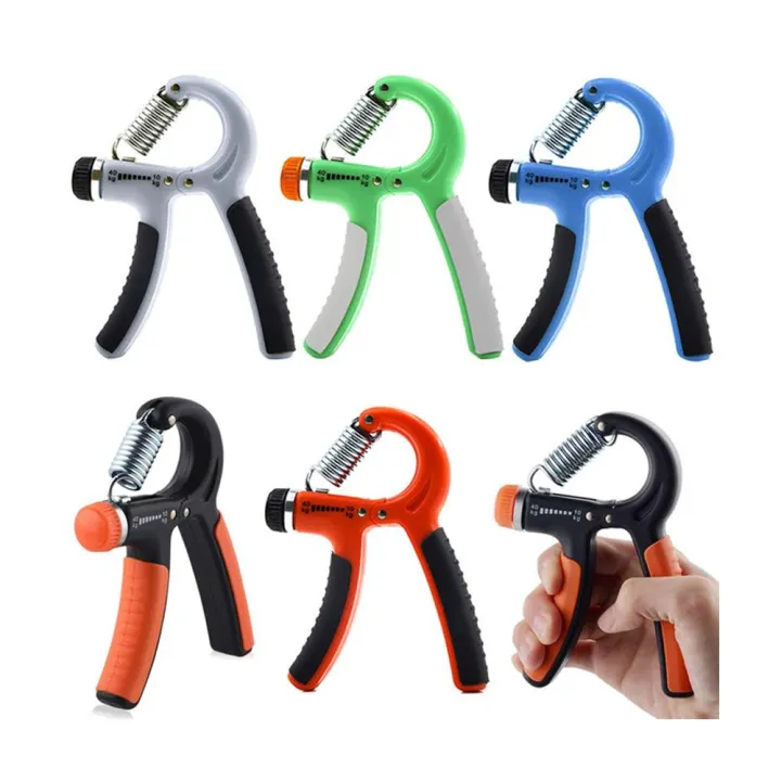 Adjustable Power Exercise Gripper Strengthener Hand Grip with Counter 5kg to 60kg Presser 1 pc 3073