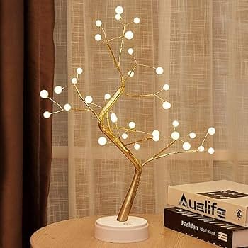 White LED Bonsai Tree Lamp
