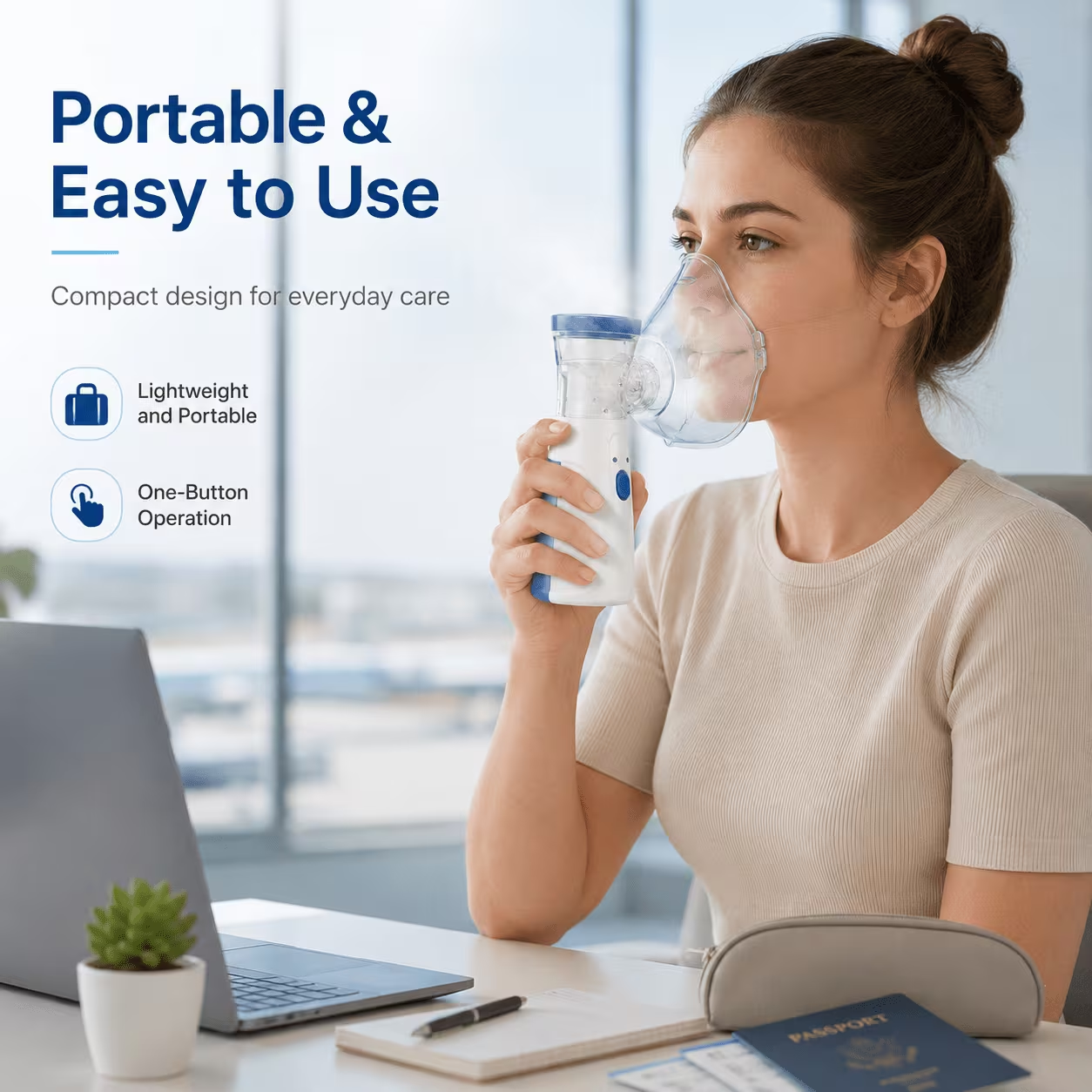JSL-W302 Portable Mesh Nebulizer