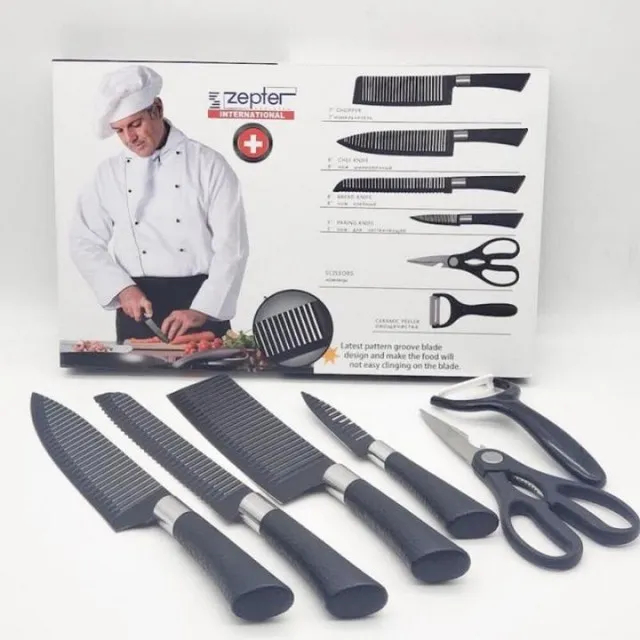 Zepter 6piece kitchen knife set