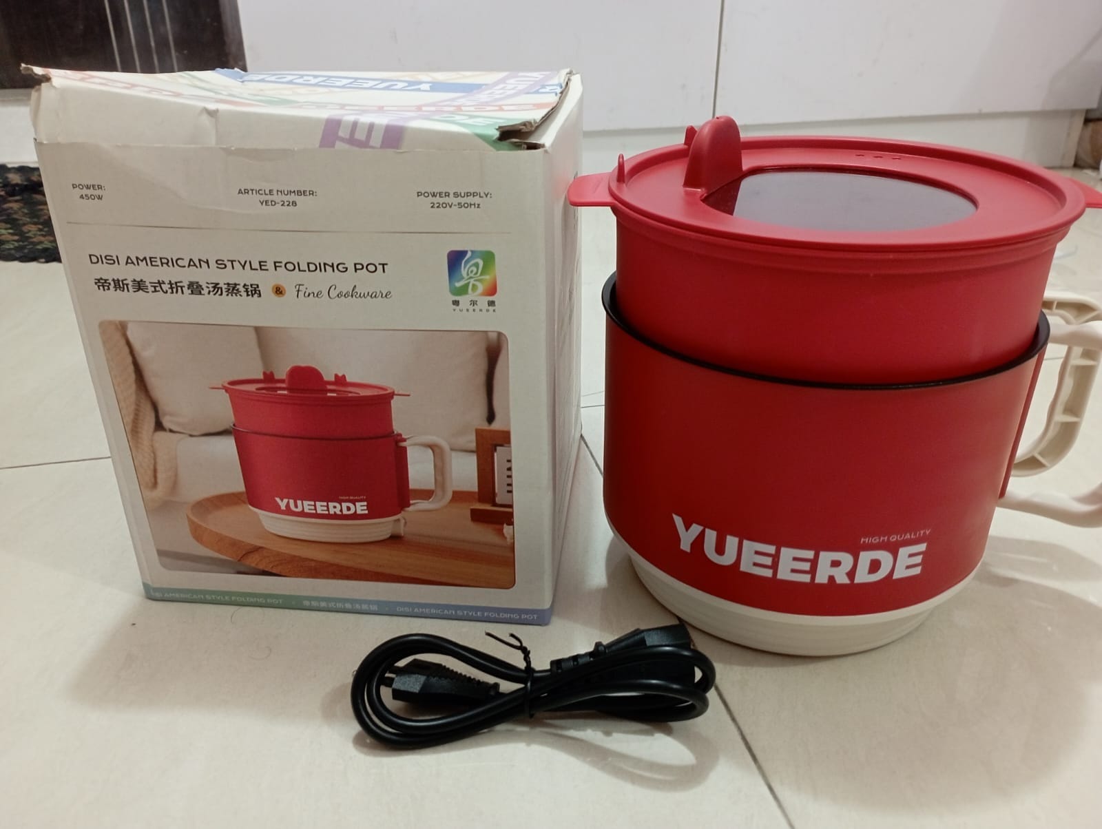 1.5L Capacity Mini Home Cooking Pot Multifunctional ৭দিনের গ্যারান্টি সহ।