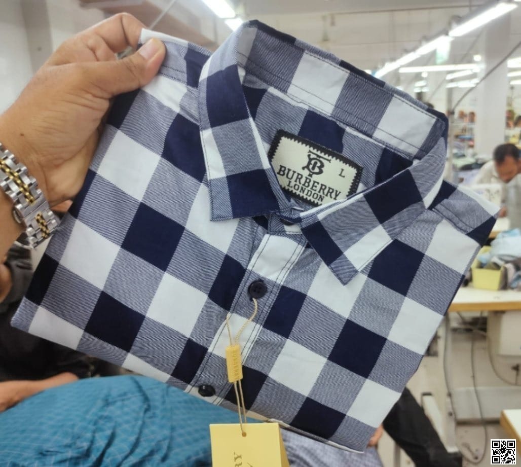 Burberry full Sleeve Cotton Print Shirt Color and quality 100% guarantee