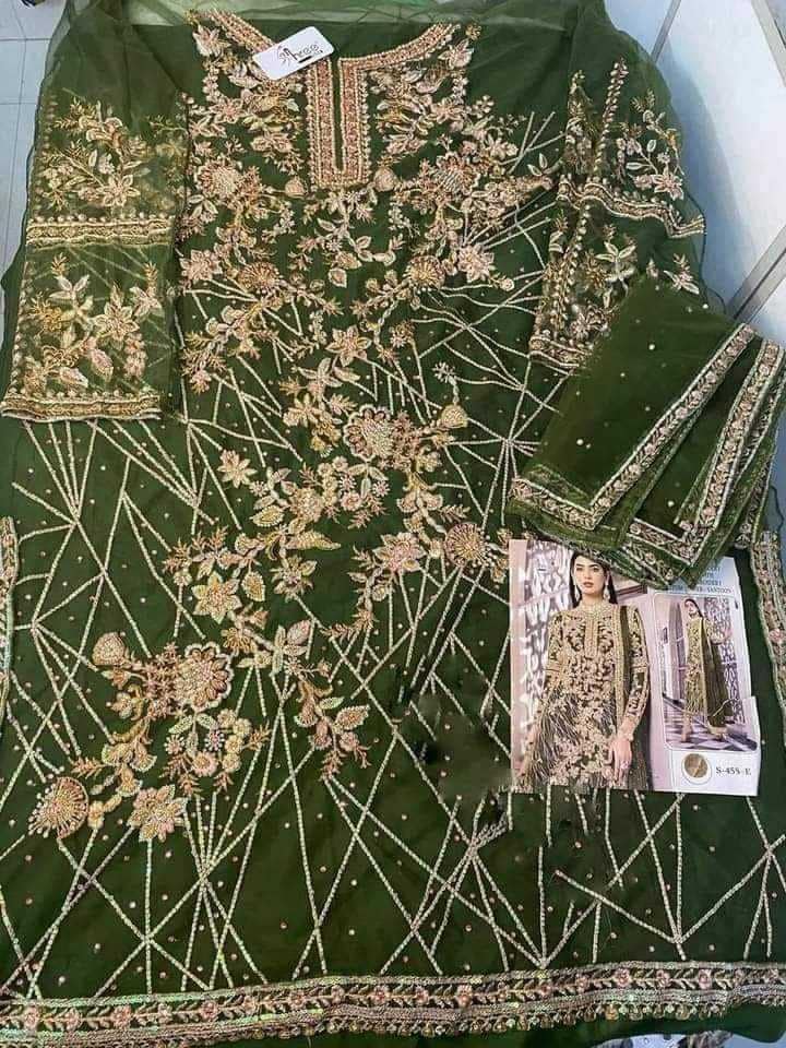 Original Indian Shree Fabs Brand Dress (Semi stitch)