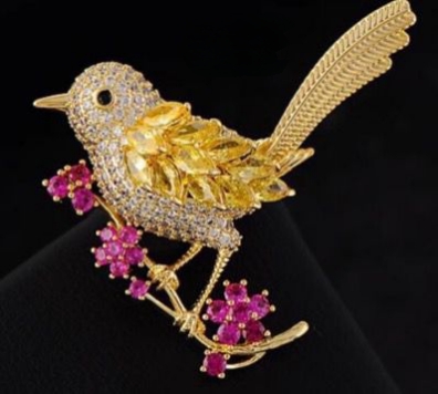 Brooch hijab safety pin