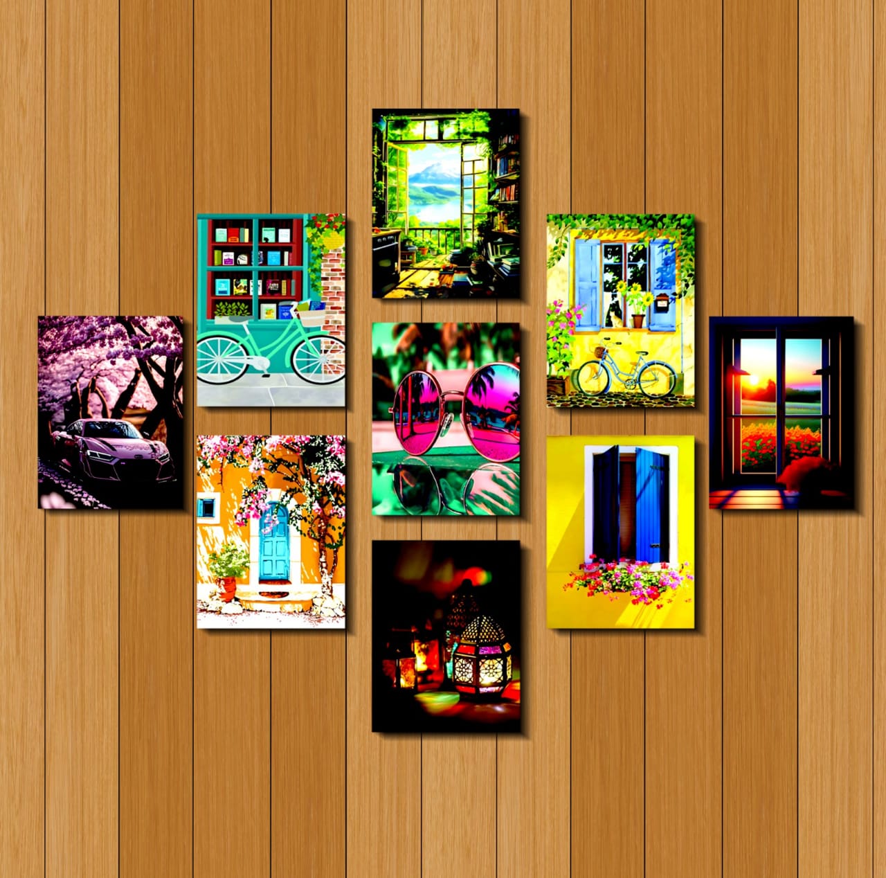 9 Pc Caliography Design.