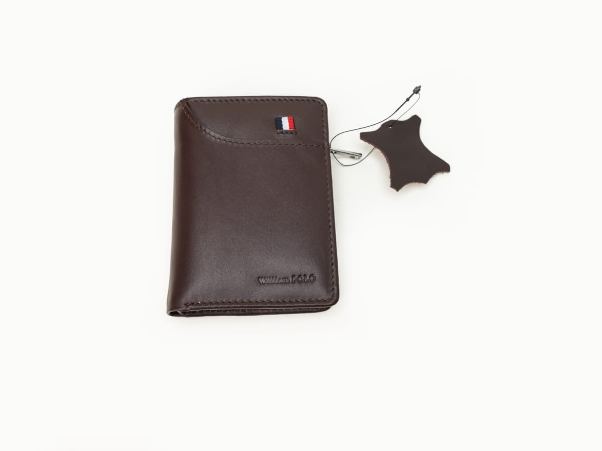 Mens Medium Short Wallet Genuine Leather ART-136