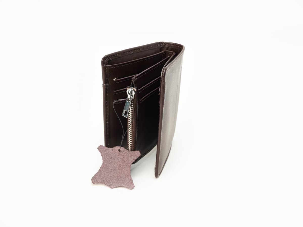 Mens Medium Short Wallet Genuine Leather ART-136