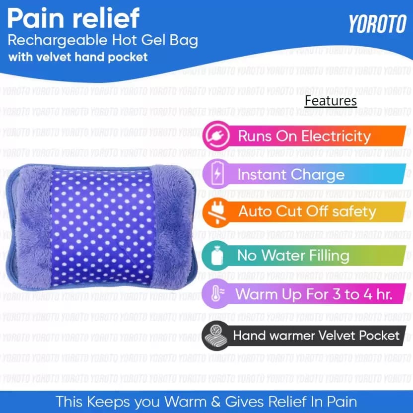 Electric Hot Water Bag Pain Remover