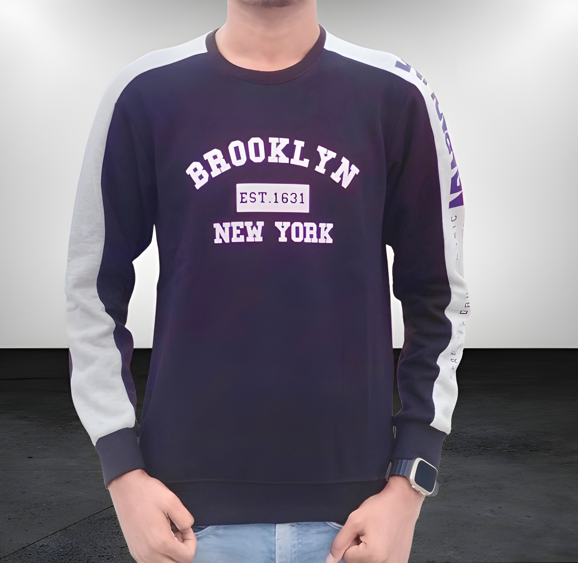 Brooklyn New York Stylish Sweatshirt.
