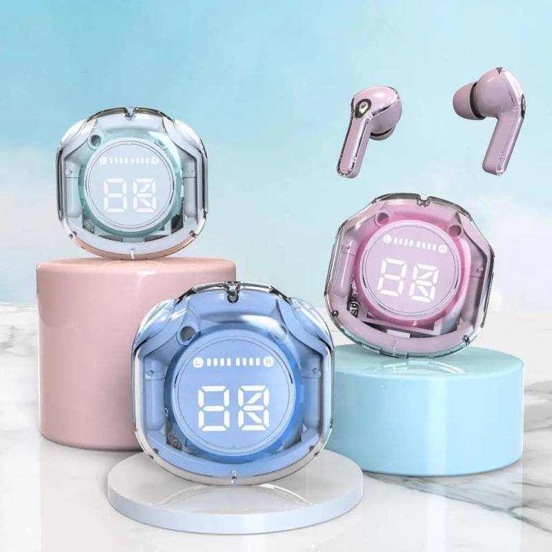 Ultrapods Pro Earbuds with Transparent Design, Bluetooth 5.3 E-Mart BD