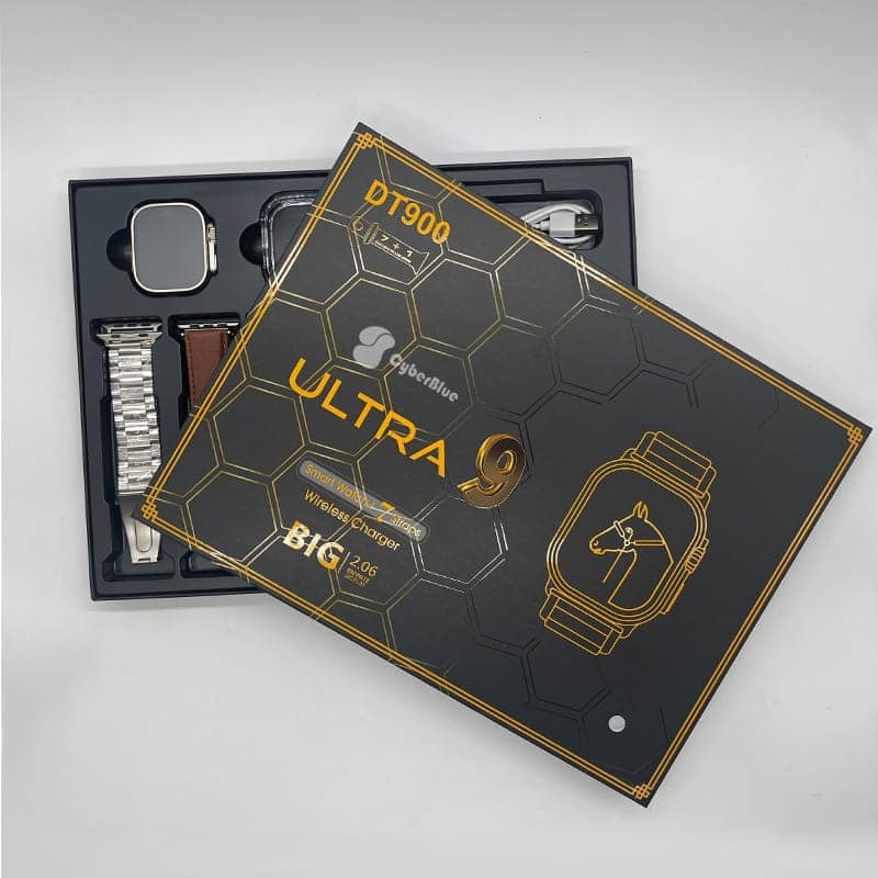 DT 900 Ultra 9 SmartWatch With Free 7 Straps