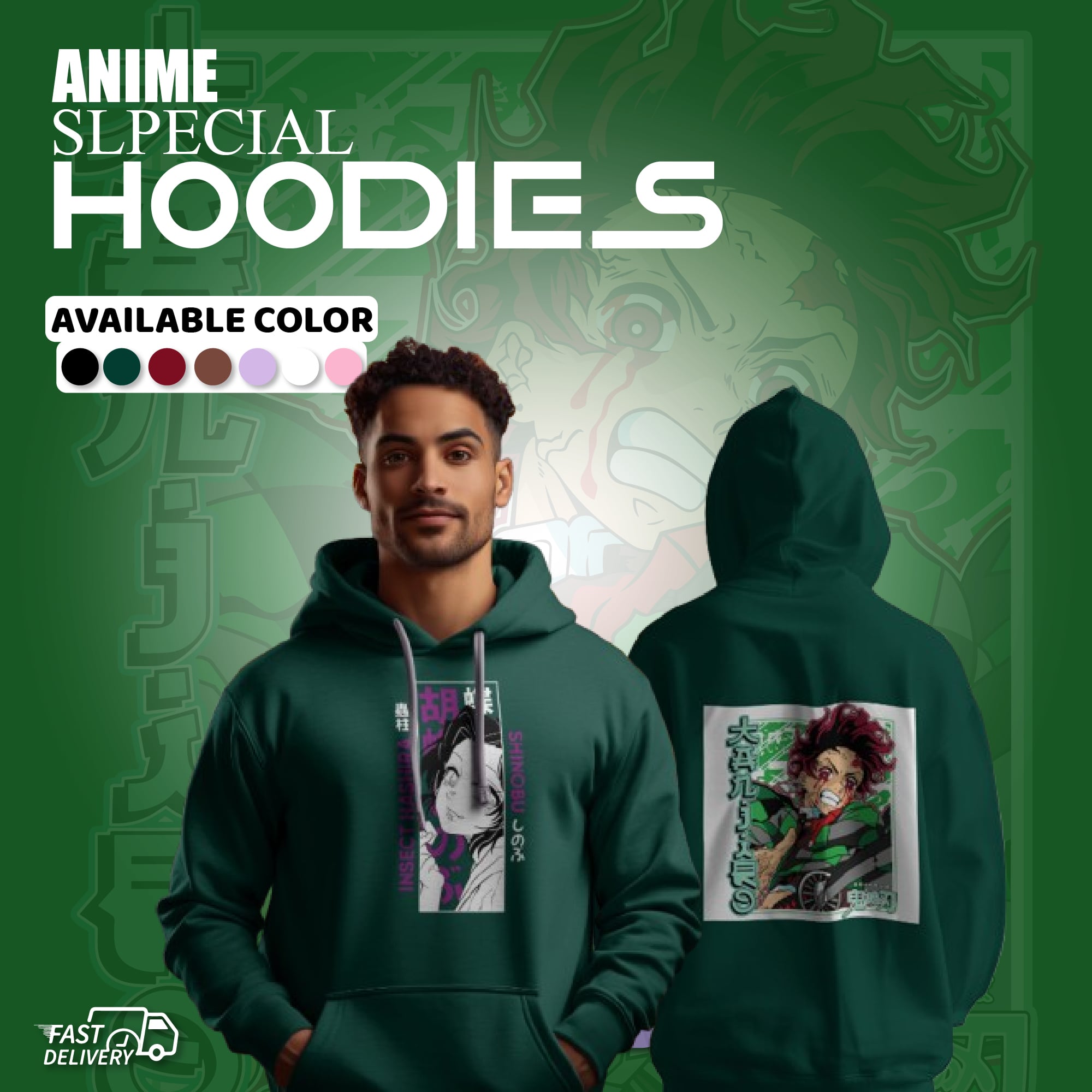 Demon Slayer Premium Men’s Hoodie