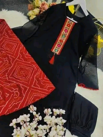 জর্জেট চুন্দ্রি ওড়না ভাইরাল ফোরপিস কালেকশন।