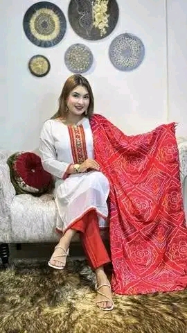 জর্জেট চুন্দ্রি ওড়না ভাইরাল ফোরপিস কালেকশন।