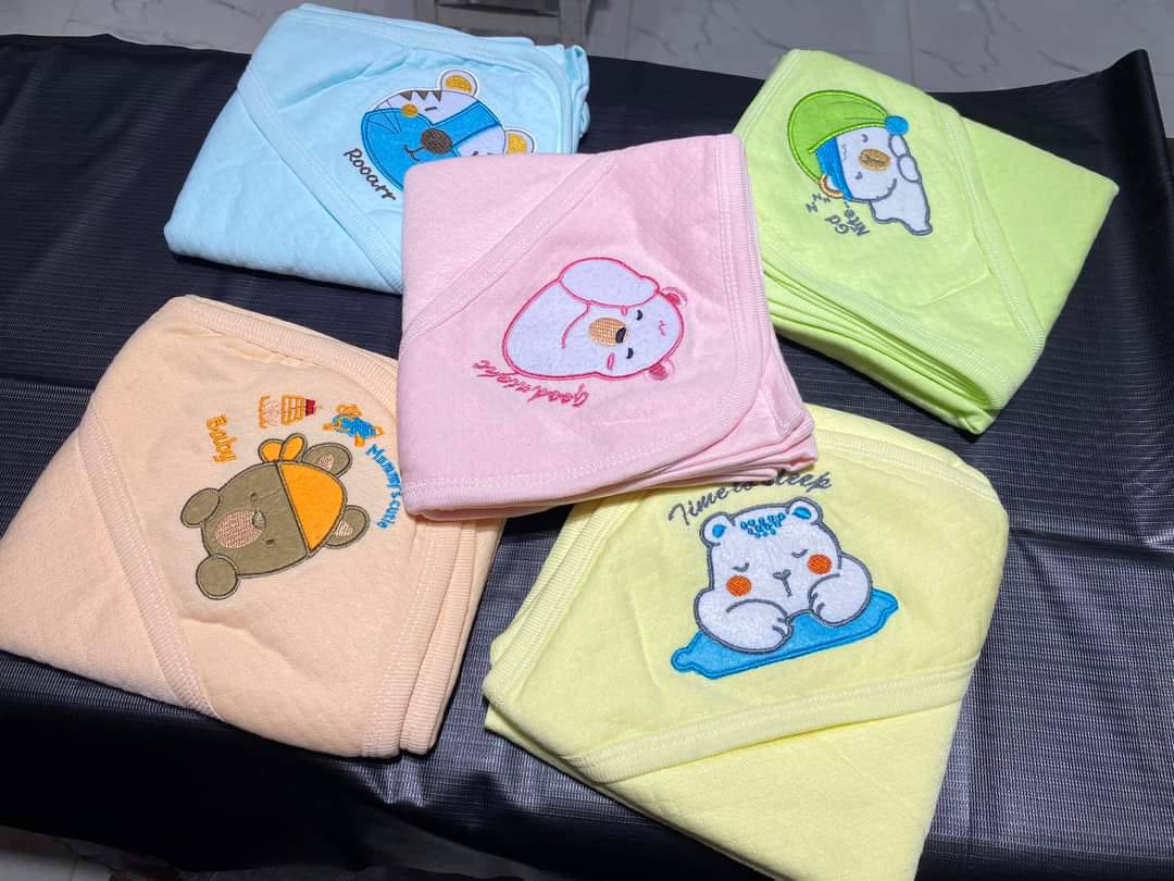 Newborn Wrap Blanket Cotton Fleece Blanket Children Bath Towel