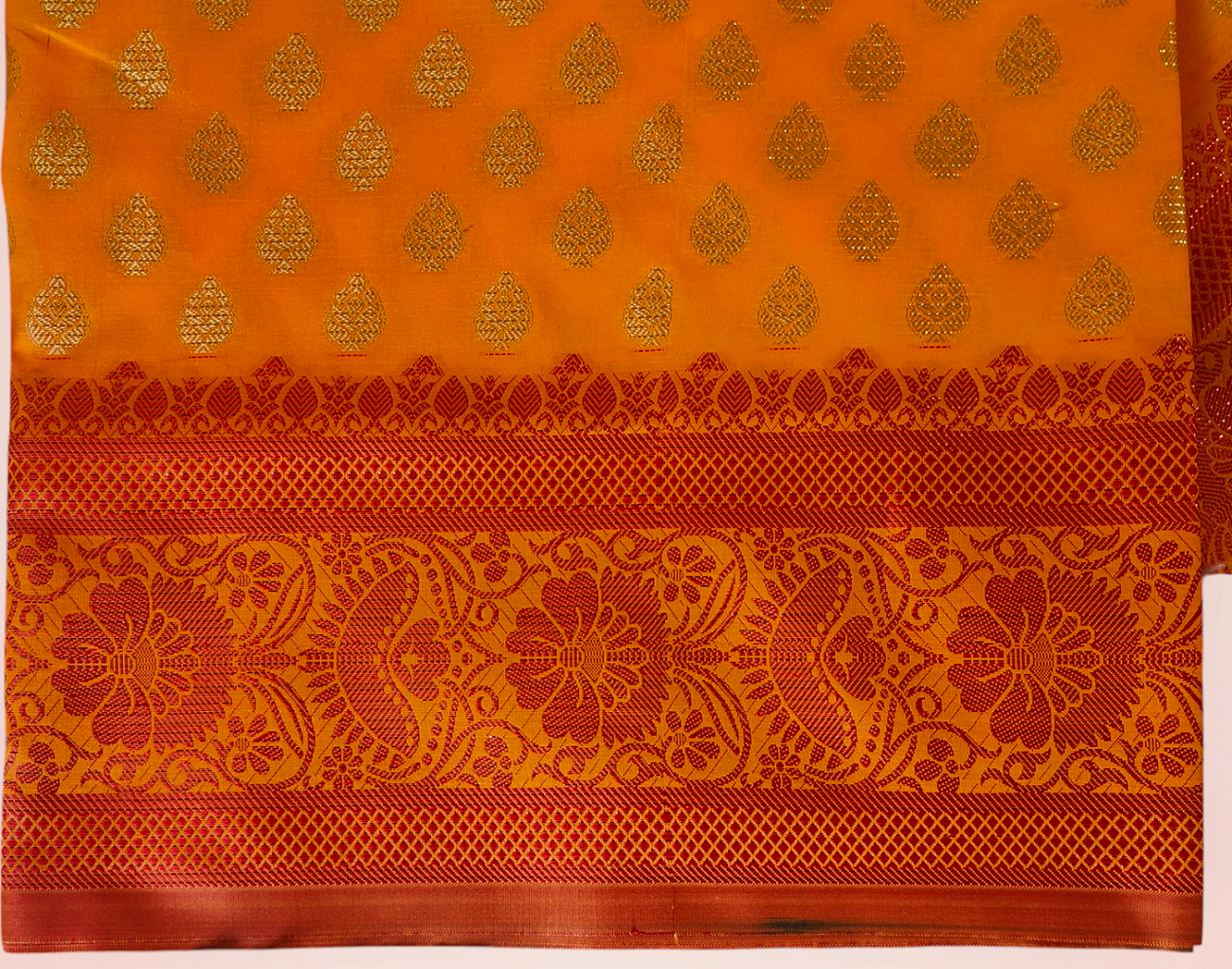 Fashionable Trendy Tangail Tat Silk Jori Katan Saree for Women