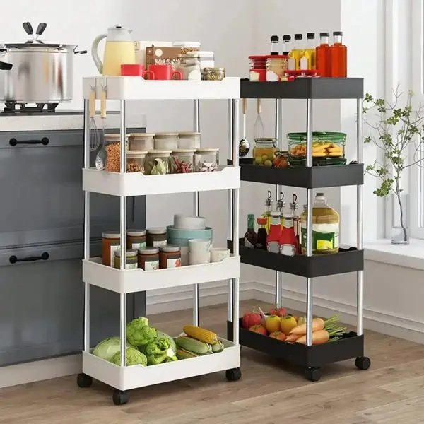 Kitchen troly rack