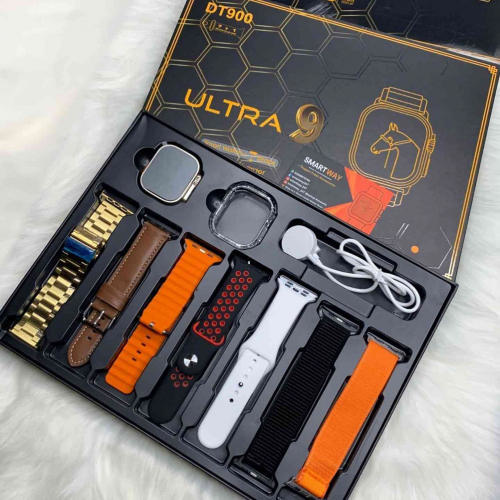 ?? ????_ DT 900 Ultra SmartWatch With Free 7 Straps ( 7 in 1 Smartwatch ).