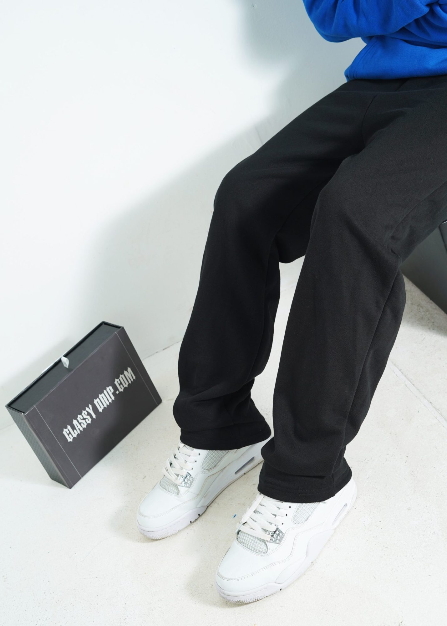 Black baggy joggers
