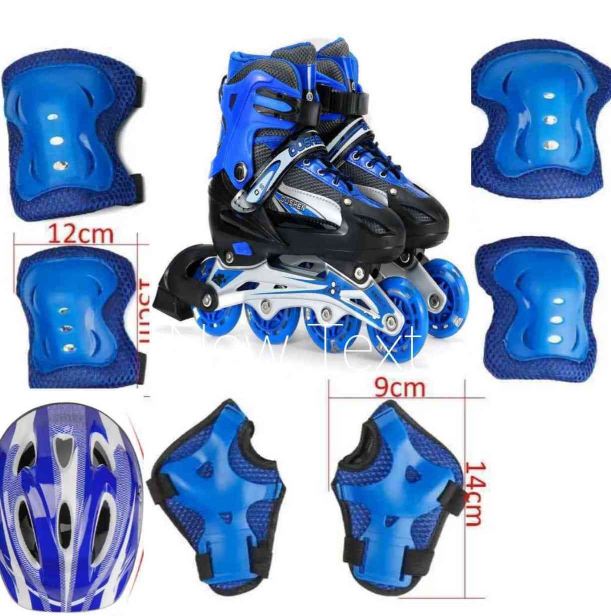 Skating shoe with set