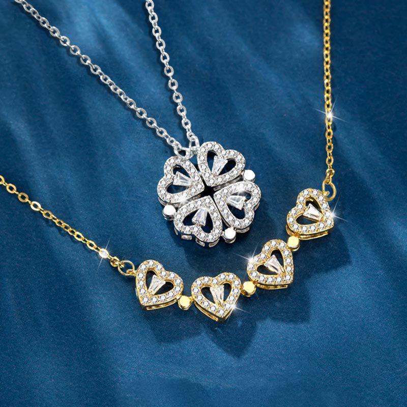 Love Heart Magnetic Pendant Chain 4264