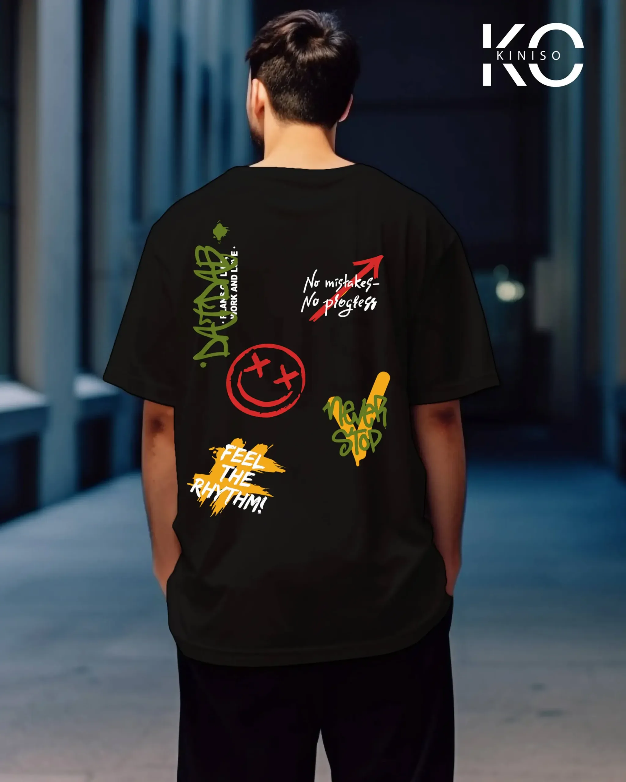 Feel The Rythom Graffiti printed hip hop t shirts for music Lover in Bangladesh