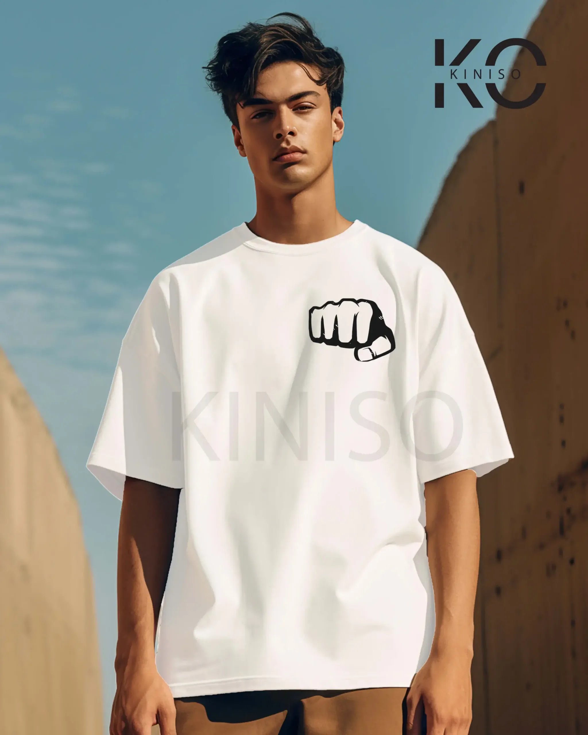 Stylish t shirt for gym with Fight Club printed for males