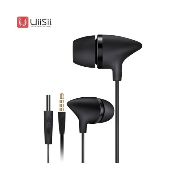 Uiisii C100 Super Bass Stereo In Ear Headphone – Black