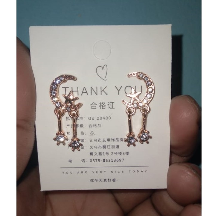 Drop Moon Earrings Dangle Earrings Jewelry for Women Girls.