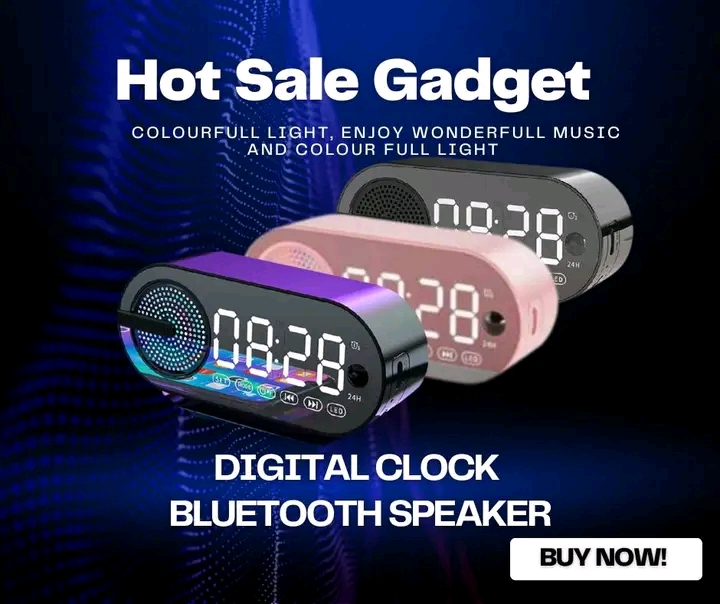 ?DIGITAL CLOCK BLUETOOTH SPEAKER?