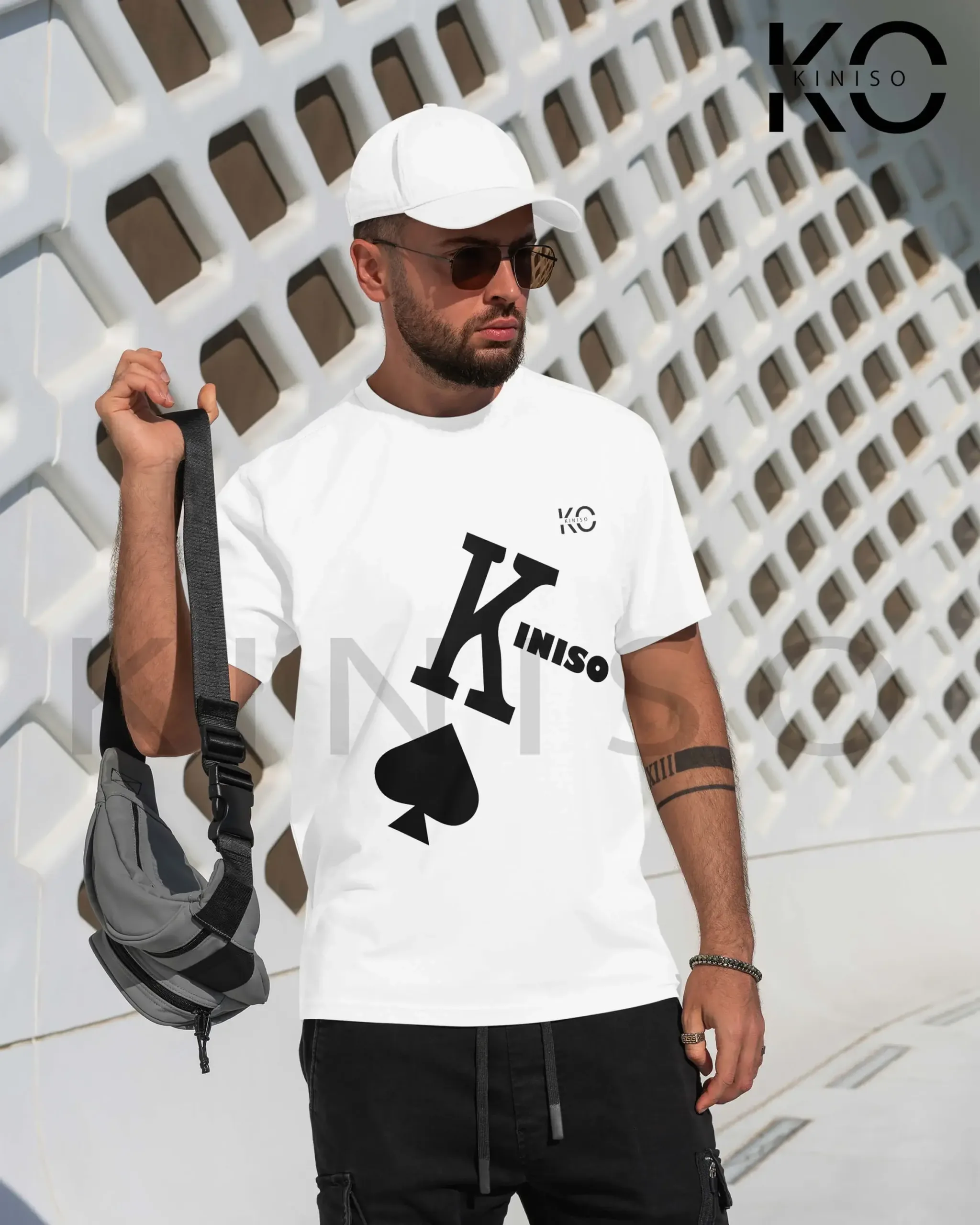 Half Sleeve T-Shirt for Men – Kiniso – Black Heart