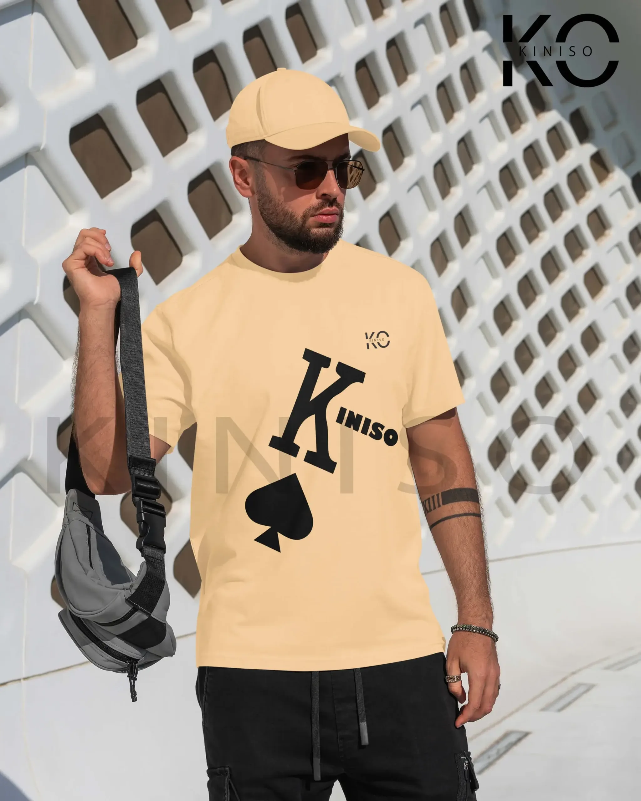 Half Sleeve T-Shirt for Men – Kiniso – Black Heart