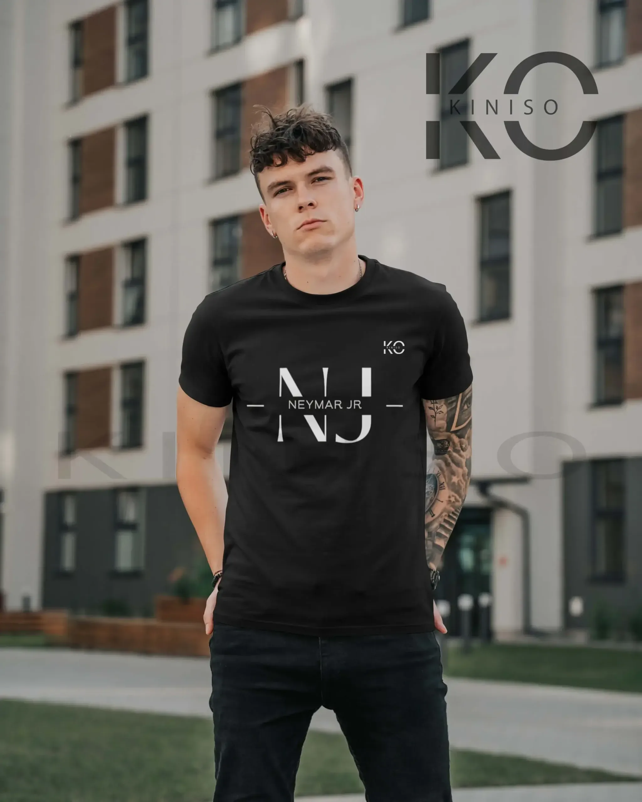 Neymar Jr Printed T-shirt – NJ – In Bangladesh