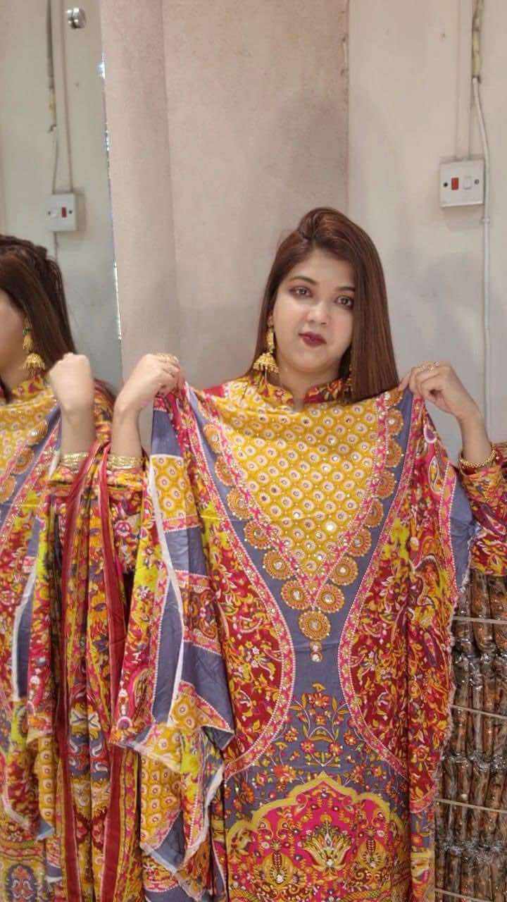 সুতি থ্রি পিস
