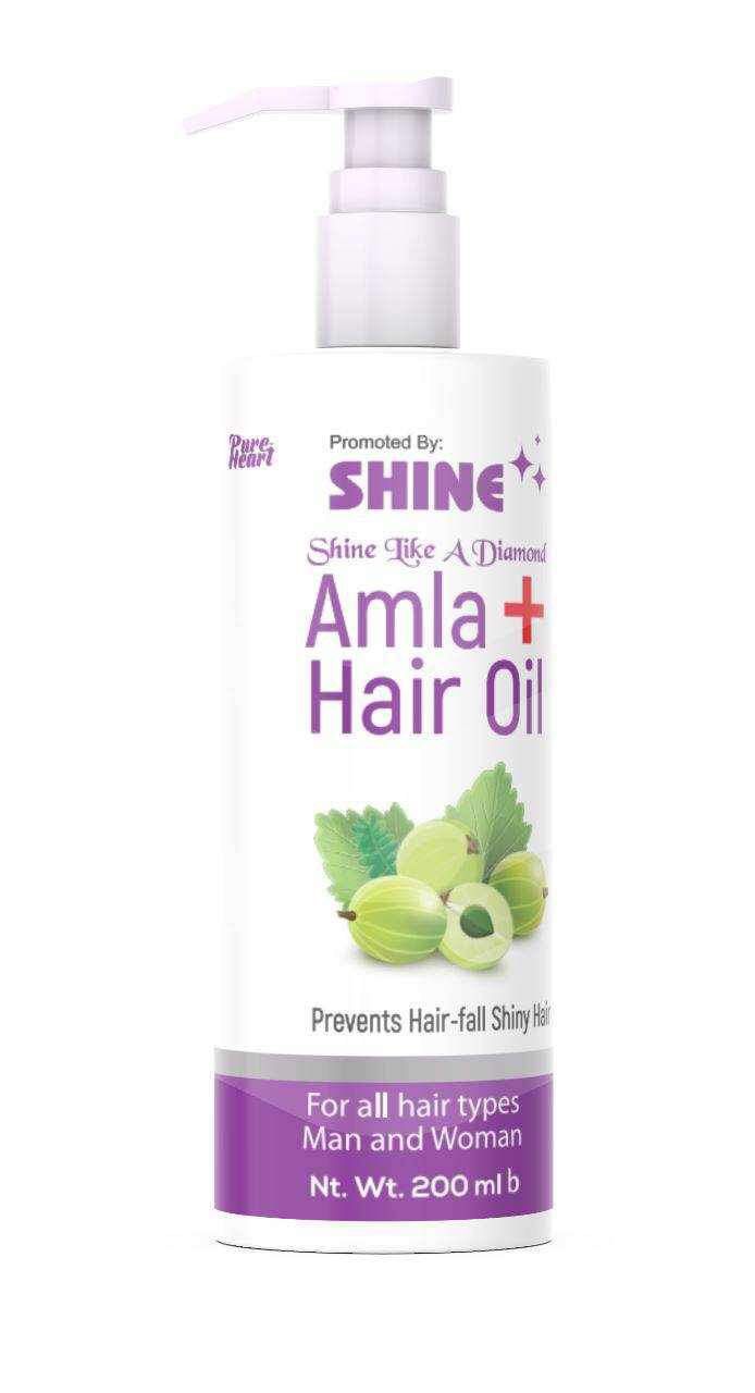Shine Amla Glass Hair Oil.