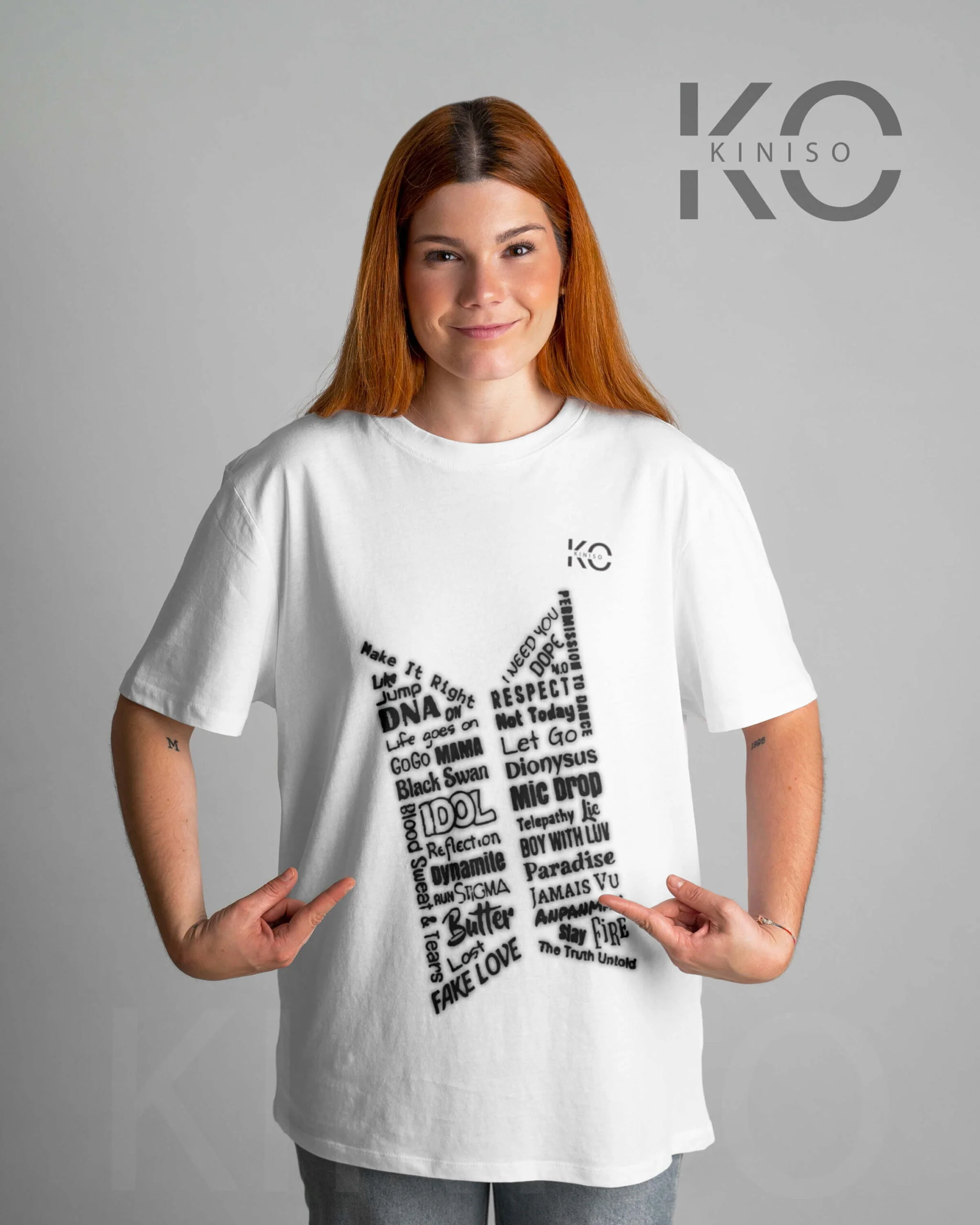 BTS Fan Apparel for ARMY Tshirt – BTS LOGO EPS – tee for Women in Dhaka