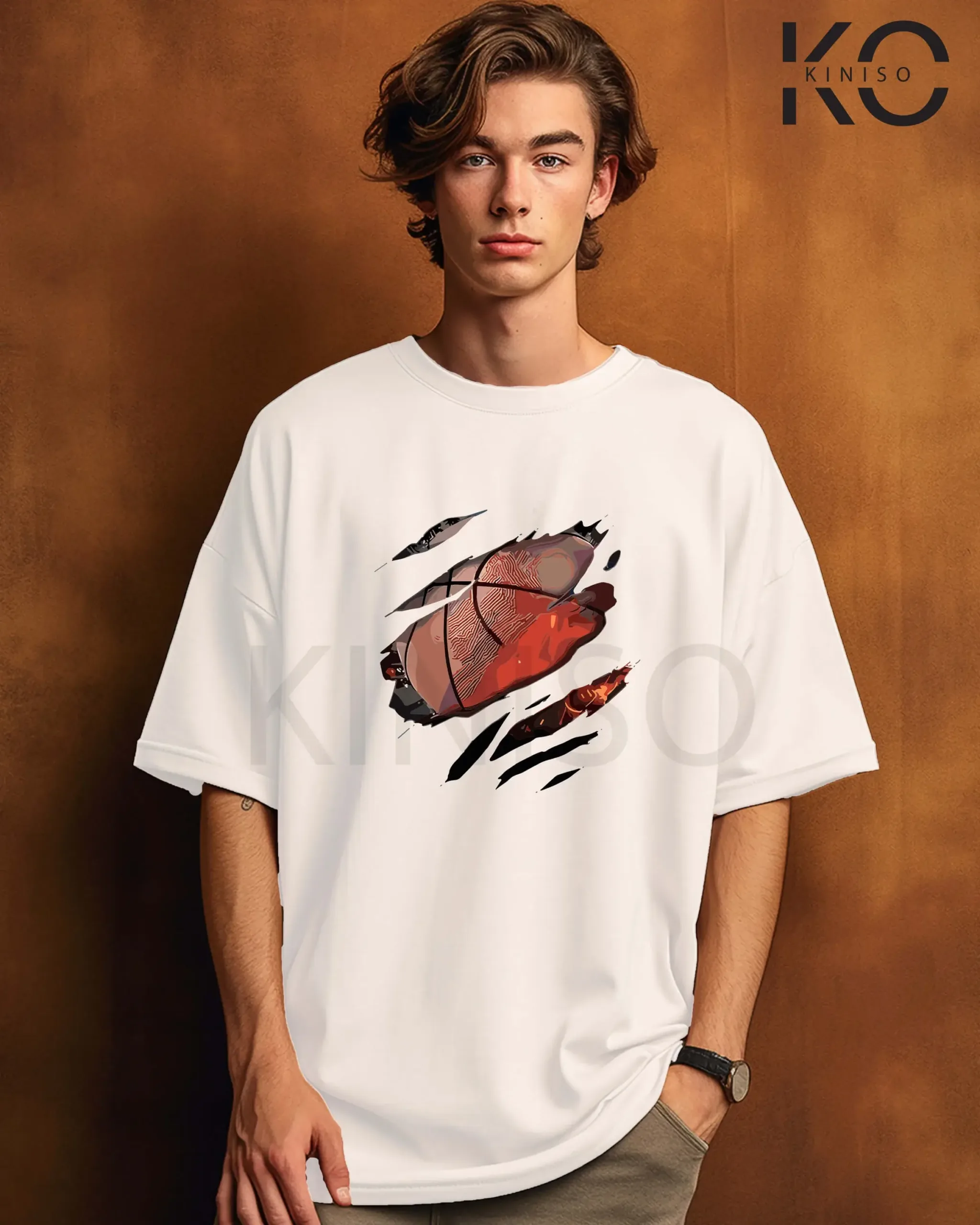Basketball Crack graffiti printed Graphic t shirts for NBA Lover in Bangladesh