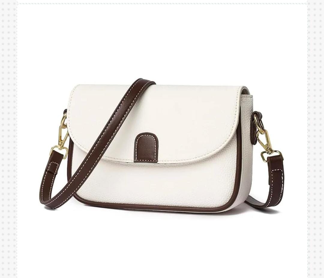 Crossbody Bag for Women Small Leather Classic Style Shoulder Bag with Detachable Strap HandBags Purses with Zipper Closure