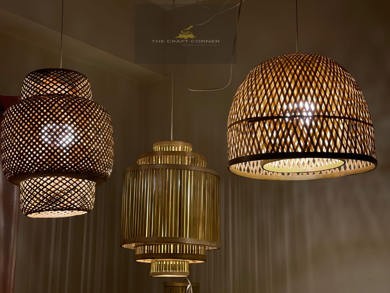 Pinium three layer hanging lampshade