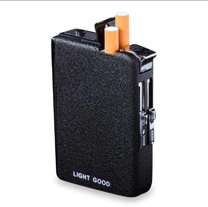 Automatic light Case with Windproof Lighter -laitar