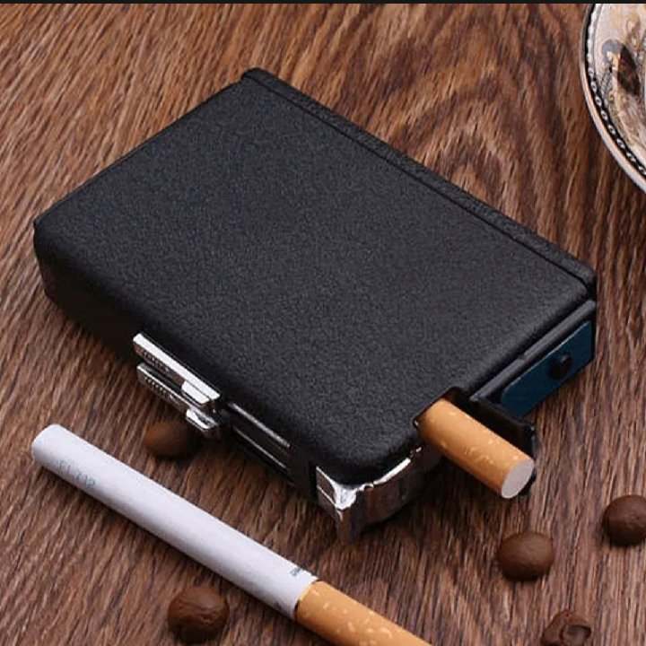 Automatic light Case with Windproof Lighter -laitar