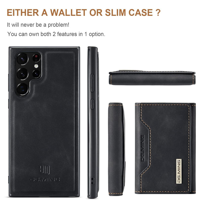 Leather Samsung Case for S23 Ultra & S24 Ultra with Free Card Holder Wallet