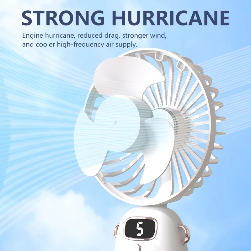 Mini Portable Desktop Fan – Adjustable Colorful Fan for Home or Office