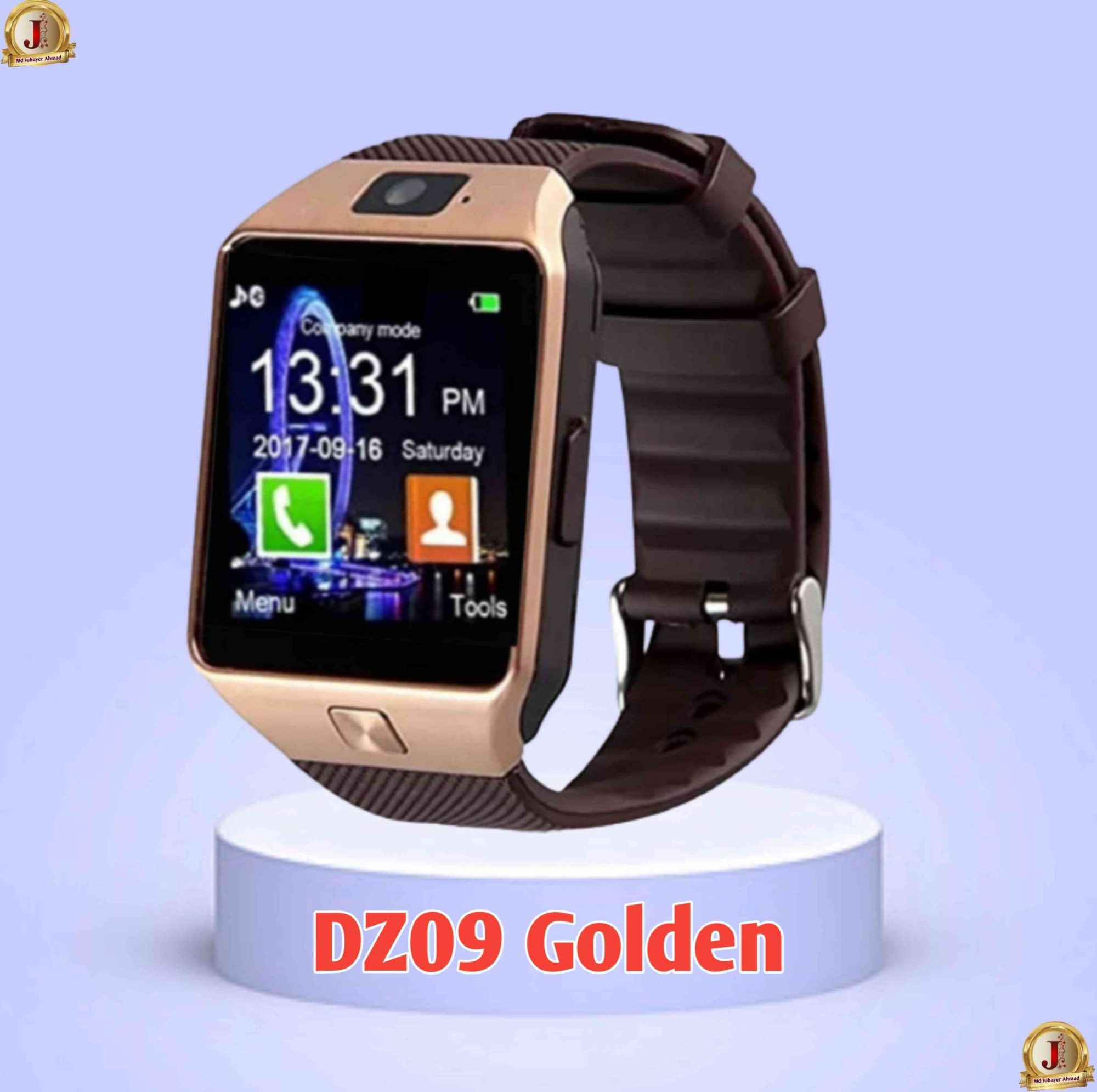 সিম মেমোরি সাপোর্টেড স্মার্ট ওয়াচ DZ09 Sim Memory Supported Smart Watch অরজিনাল মোবাইল ঘড়ি