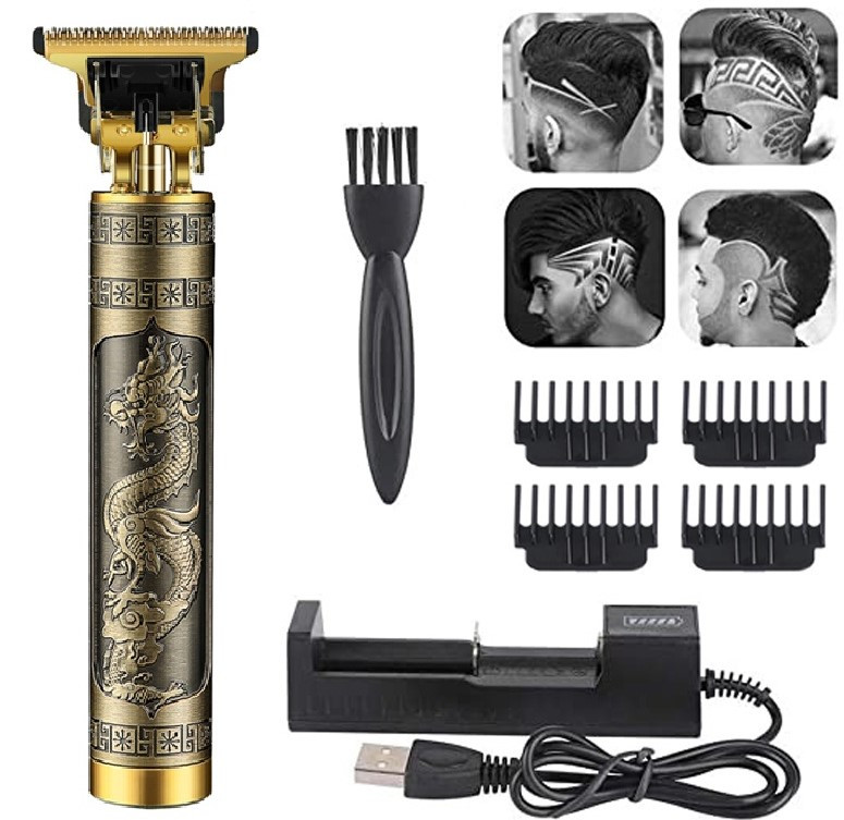 Vintage T9 Hair Cutting Machine Hair Trimmer Rechargeable Professional Cordless Hair Trimmer Code: 3506